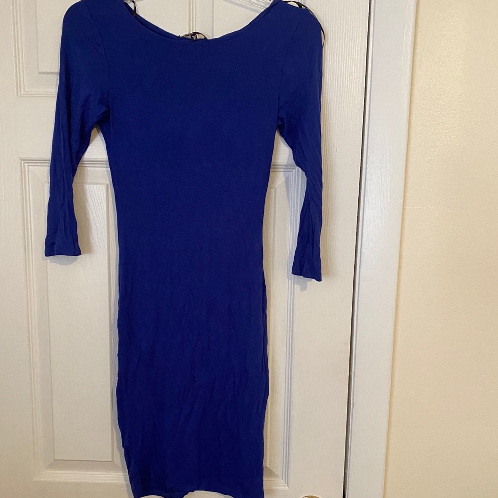 Blue midi dress 🦋